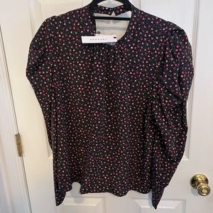 Topshop Floral Blouse